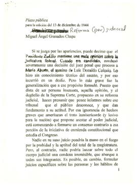 
Reforma (per)judicial.


