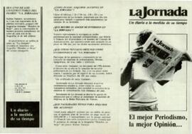 
Tamayo terminó la litografía Hombre en rojo, contribución a La Jornada.


