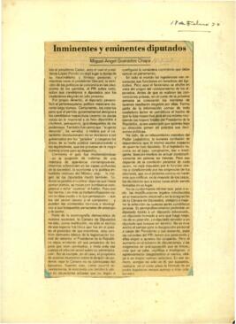 
Inminentes y eminentes diputados.


