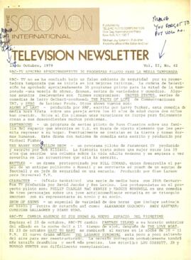 
Televisión newsletter.


