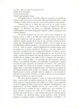 
El arte de Scherezada.


