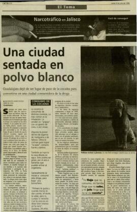 
Una ciudad sentada en polvo blanco.


