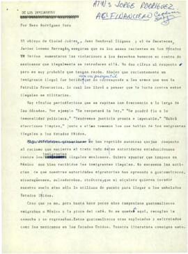 
De los inmigrantes.


