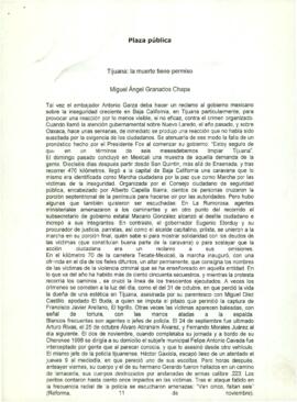 
Tijuana : la muerte tiene permiso.


