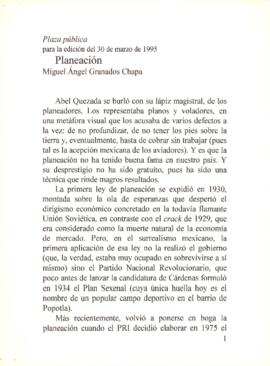 
Planeación.


