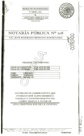 
Contrato de compraventa de predio rústico en San Francisco del Rincón, Guanajuato.


