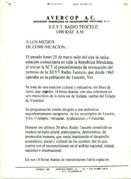 
A los medios de comunicación.


