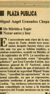 
De Mérida a Tepic.


