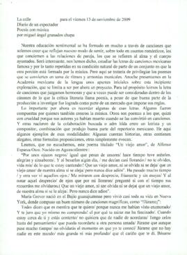 
Poesía con música.



