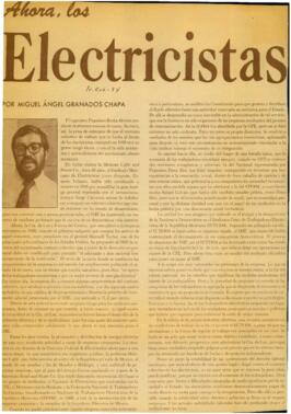 
Ahora los Electricistas.


