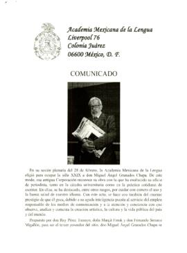 
Comunicado.


