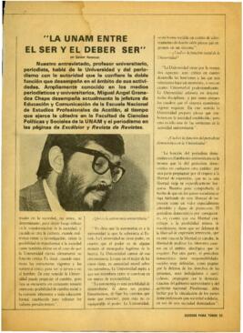 
La UNAM entre el ser y el deber ser.


