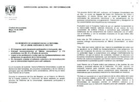 
Es momento de avanzar hacia la reforma del a UNAM, asegura el rector.


