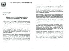 
No habrá justicia y equidad mientras exista disparidad del desarrollo : de la Fuente.


