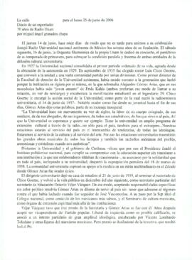 
70 años de Radio UNAM.


