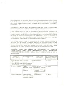 
Programa de la Secretaria de Comunicaciones y Transporte.


