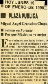 
Salinas en Fortune. Por qué México se ve mejor.


