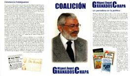 
Miguel Ángel Granados Chapa Un periodista en la política.


