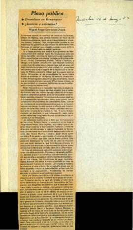 
Desenlace en Ocoyoacac.


