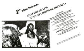 
2ª Mesa Redonda Análisis de los Nuevos Libros de Historia.



