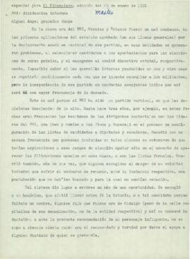 
PRI : Disidencias internas.


