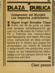 
Campeones del Mundial, los negocios publicitarios.


