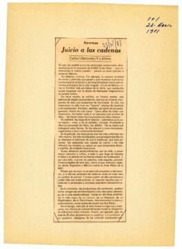 
Juicio a las cadenas.


