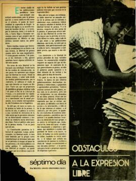 
Obstáculos a la expresión libre.


