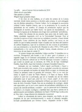 
Otro premio a Leñero.


