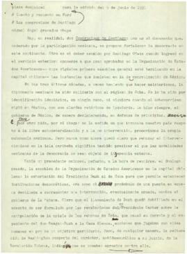 
Cuento y recuento en Ford.
Los compromisos de Santiago.


