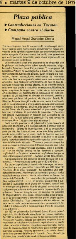 
Contradicciones en Yucatán.


