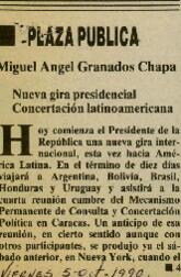 
Nueva gira presidencial. Concertación latinoamericana.


