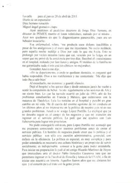 
Díaz Serrano renacido.


