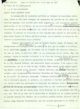 
Fuerza de los gobernadores.
. .. y de los secretarios.


