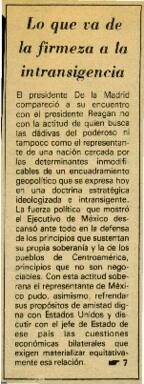 
Lo que va de la firmeza a la intransigencia.



