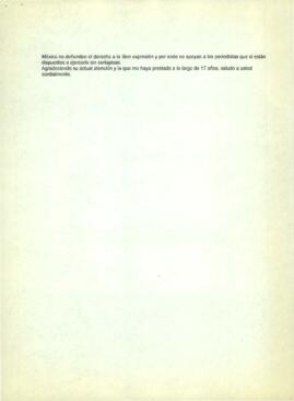 
¿Qué pasa allí? voto de gratitud a Excelsior.


