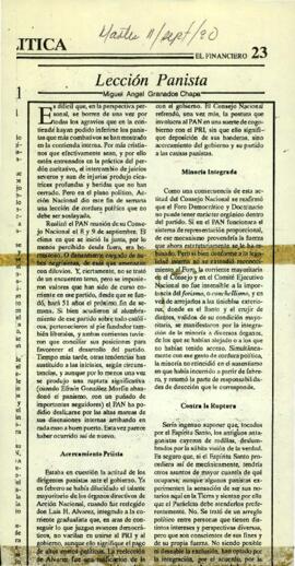 
Lección Panista.


