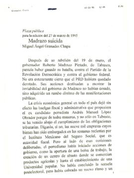 
Madrazo suicida.


