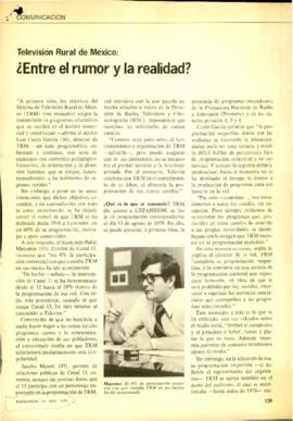 
Televisión Rural de México : ¿Entre el rumor y la realidad?.



