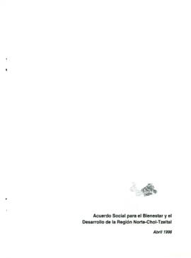
Acuerdo Social para el Bienestar y el Desarrollo de la Región Norte-Chol-Tzeltal.


