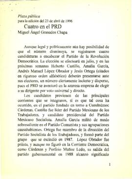 
Cuatro en el PRD.


