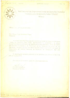 
Escrito a Miguel Ángel Granados Chapa.


