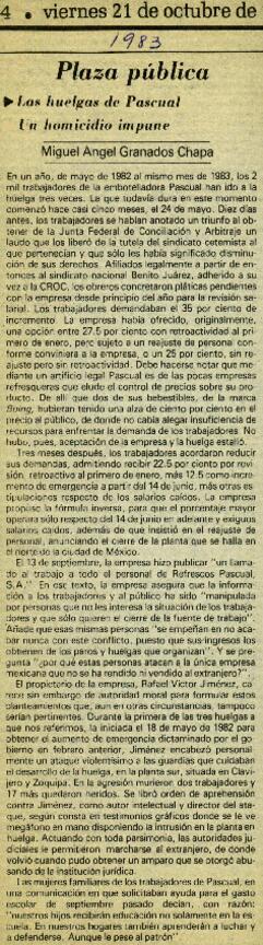 
Las huelgas de Pascual.


