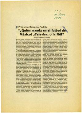 
¿Quién manda en el futbol de México? ¿Televisa, o la FMF?.


