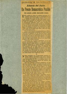 
Además del juicio, un frente democrático posible.


