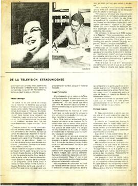 
De la televisión estadunidense.


