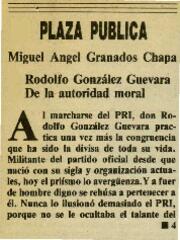 
Rodolfo González Guevara. De la autoridad moral.



