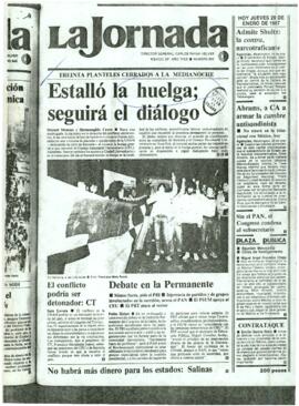 
Estallo la huelga seguira el dialogo.


