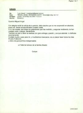
Felicitación.


