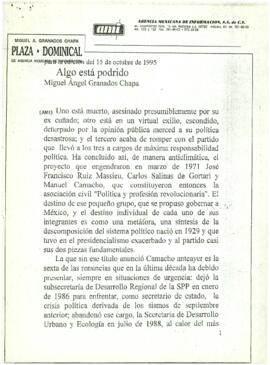
Algo está podrido.


